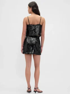 Sequin Mini Skort