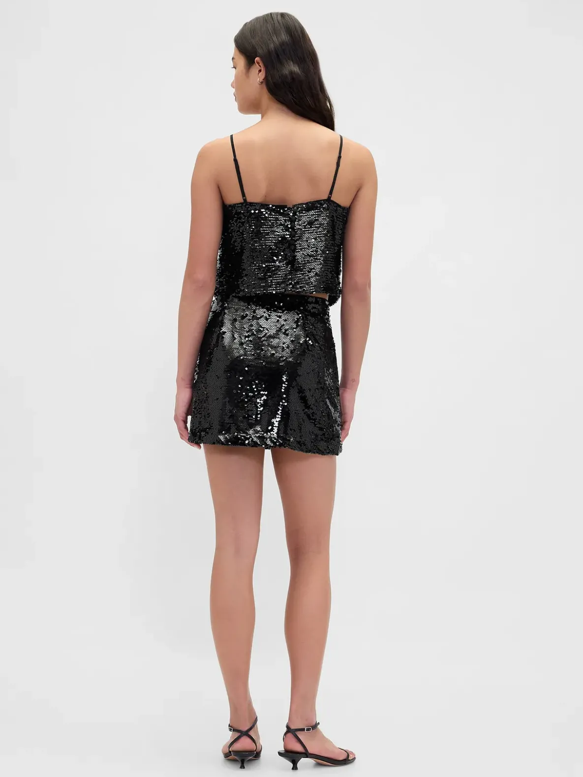 Sequin Mini Skort
