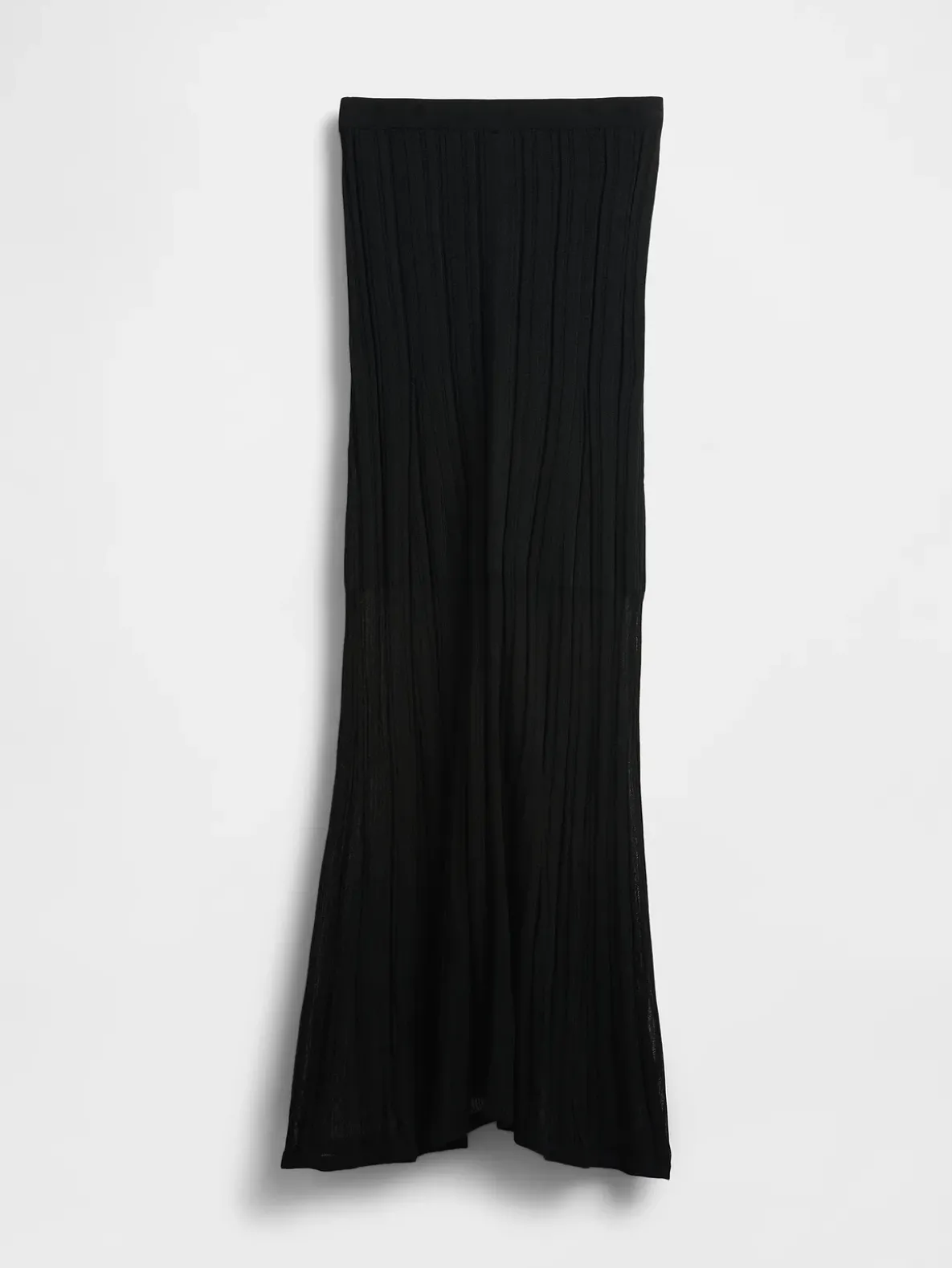 Sheer Maxi Sweater Skirt