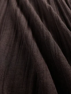 Sheer Maxi Sweater Skirt