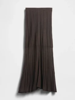 Sheer Maxi Sweater Skirt