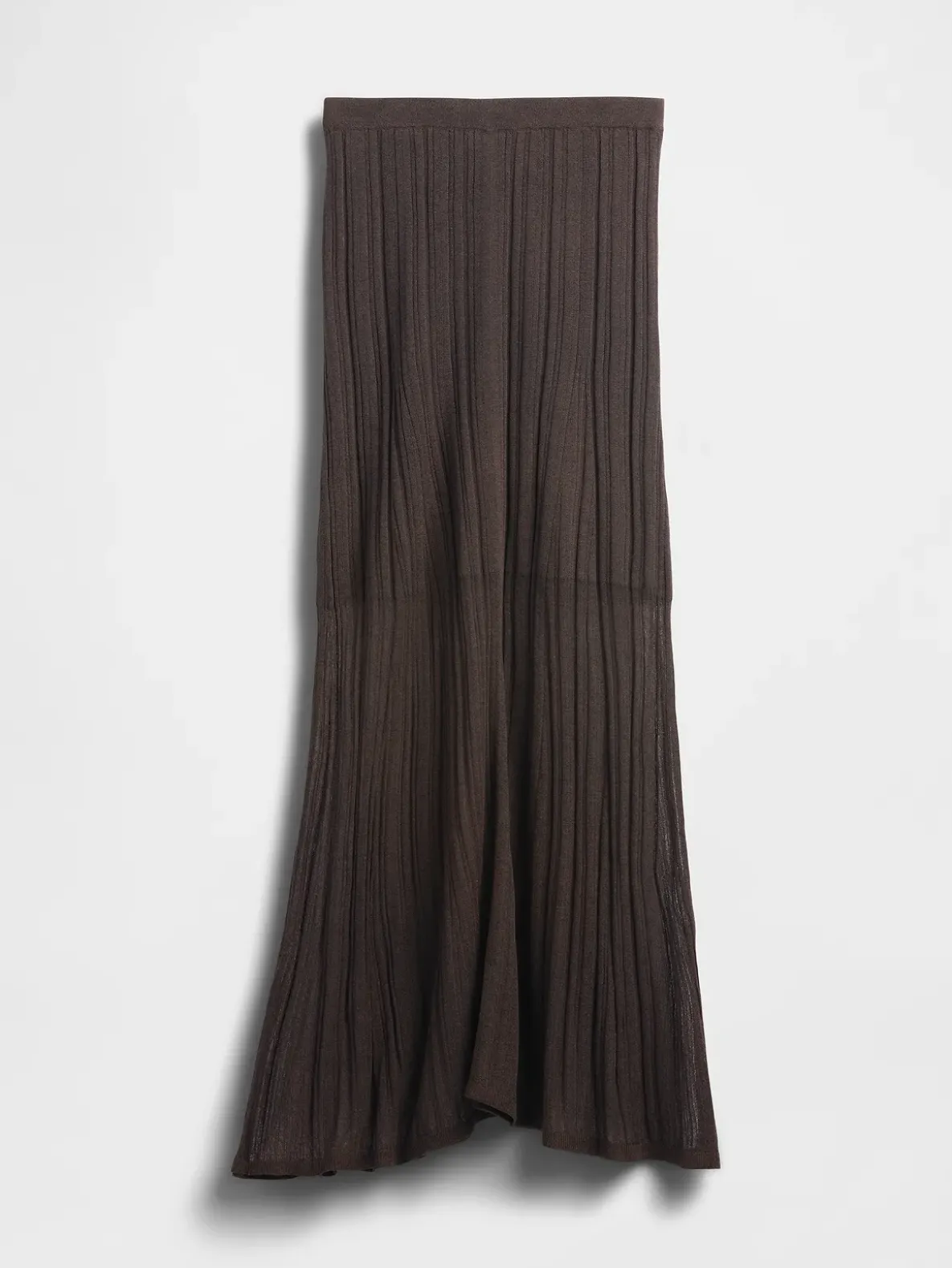 Sheer Maxi Sweater Skirt