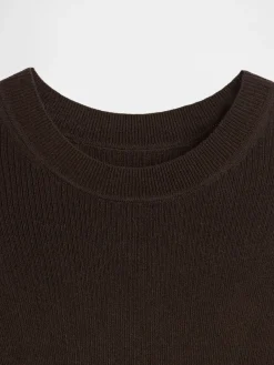 Sheer Rib Sweater Bodysuit