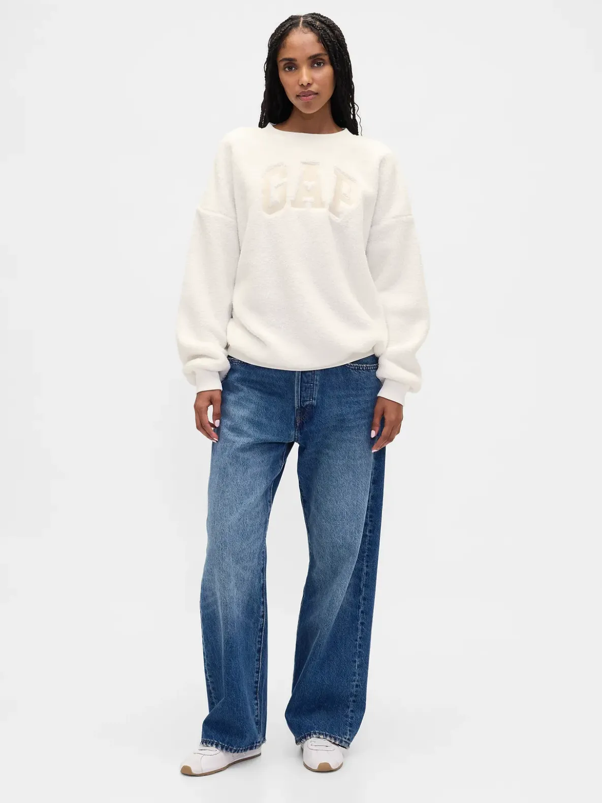 Sherpa Gap Logo Tunic Sweatshirt