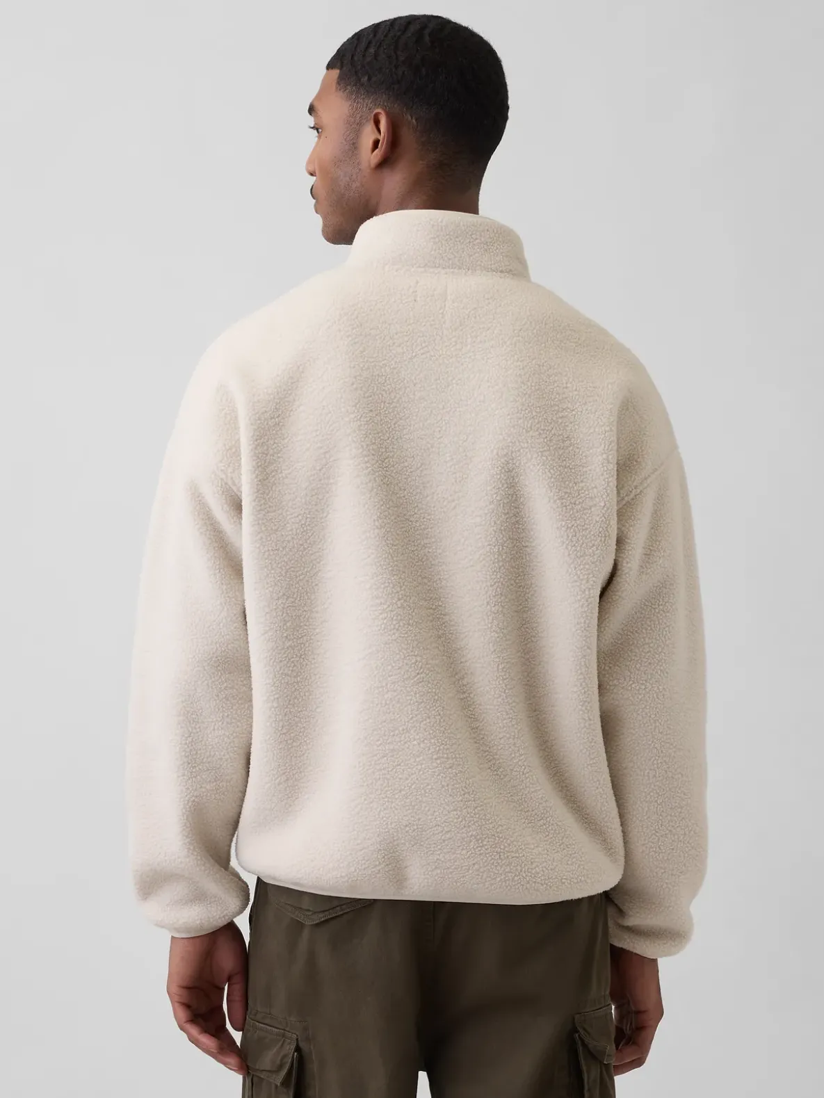 Sherpa Oversized Half-Zip Pullover