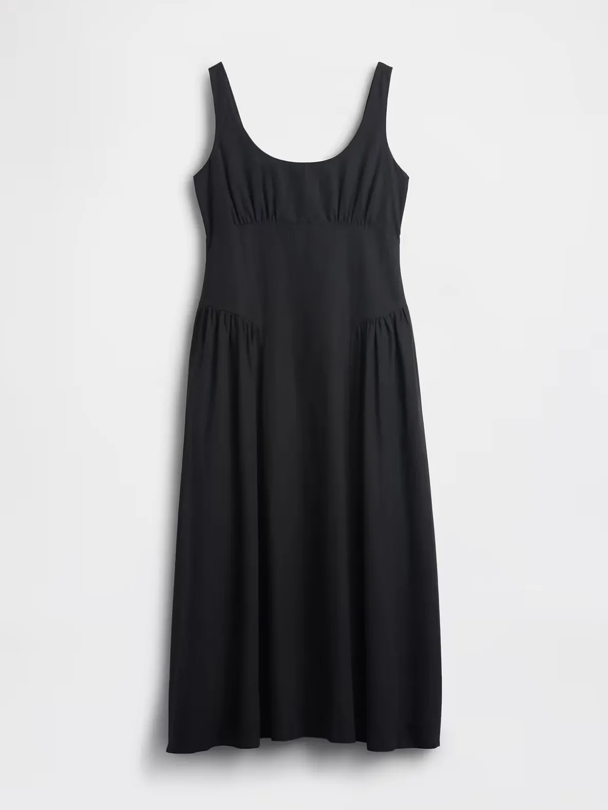 Shirred Maxi Dress