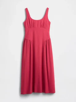 Shirred Maxi Dress