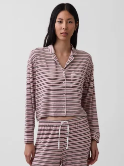 Softest Modal Crop PJ Top