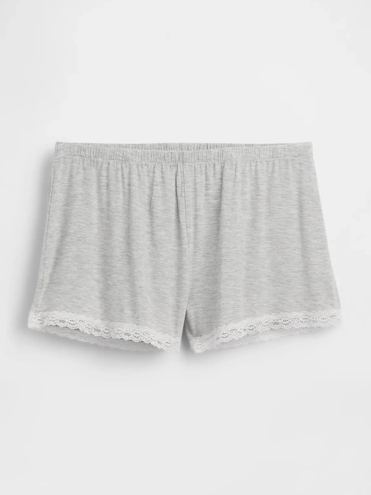 Softest Modal Lace-Trim PJ Shorts