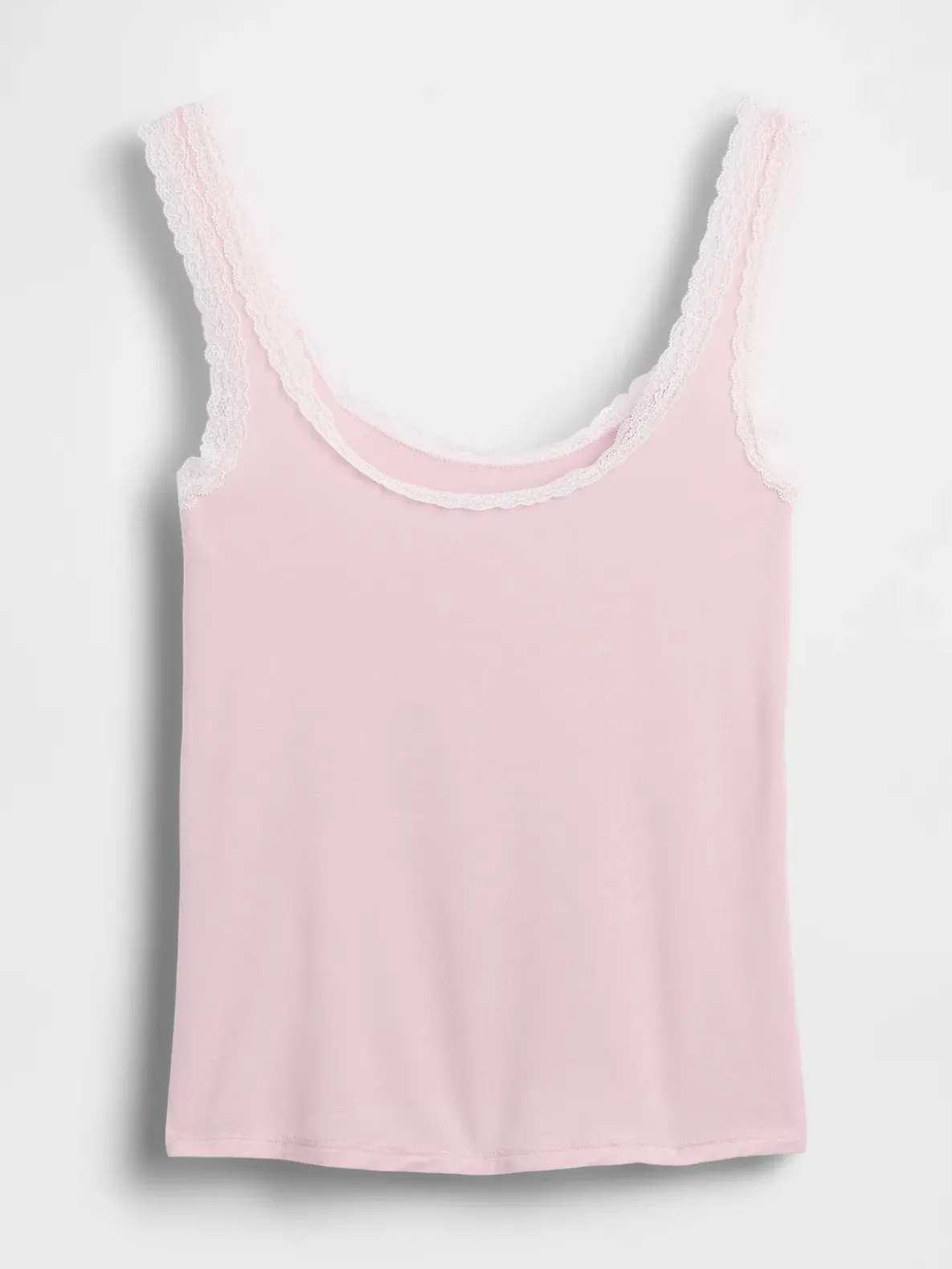 Softest Modal Lace-Trim PJ Tank Top