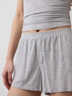 Softest UltraFine Rib Modal PJ Shorts