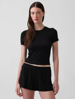 Softest UltraFine Rib Modal PJ T-Shirt