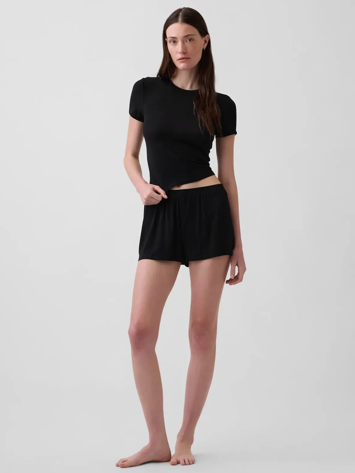 Softest UltraFine Rib Modal PJ T-Shirt