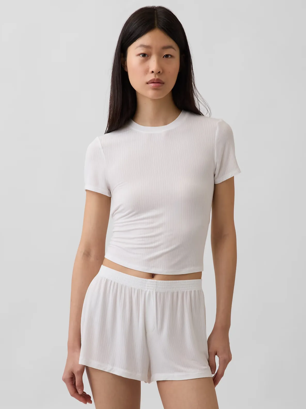 Softest UltraFine Rib Modal PJ T-Shirt