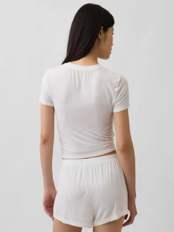 Softest UltraFine Rib Modal PJ T-Shirt