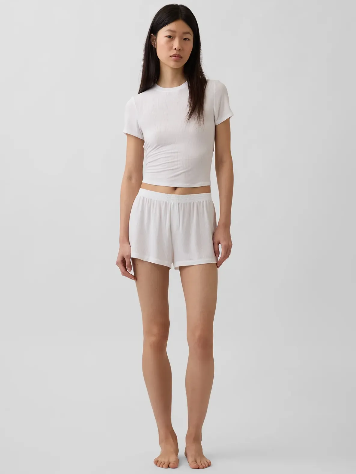 Softest UltraFine Rib Modal PJ T-Shirt