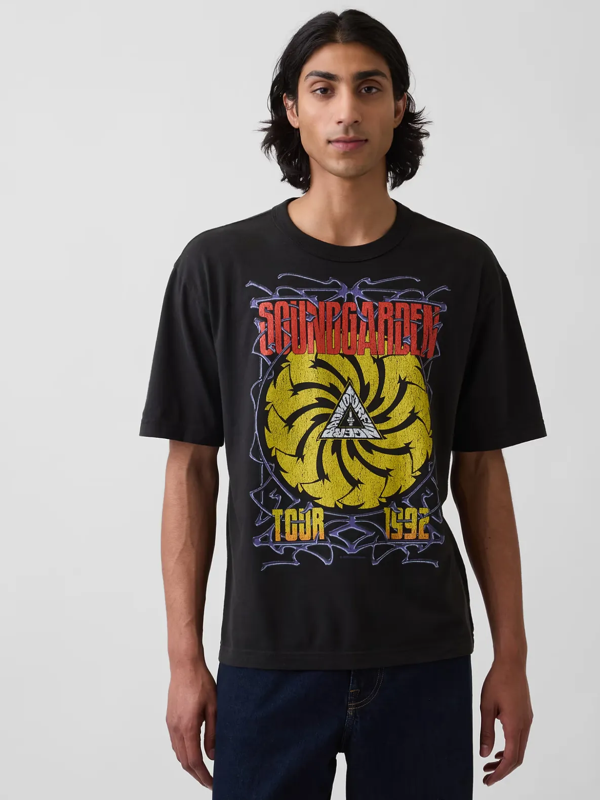 Soundgarden Heavyweight Crop Graphic T-Shirt