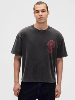 Stranger Things Adult Reversible Graphic T-Shirt