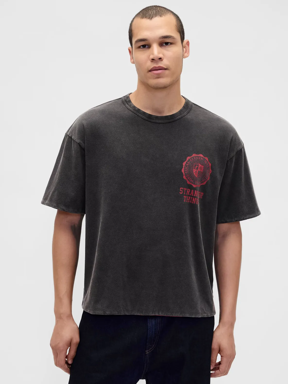 Stranger Things Adult Reversible Graphic T-Shirt
