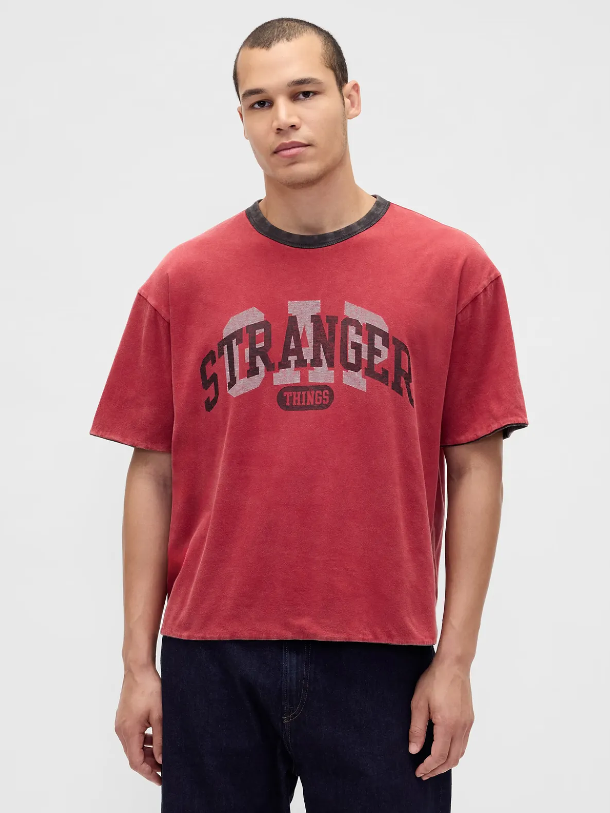 Stranger Things Adult Reversible Graphic T-Shirt