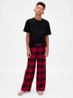 Stranger Things Kids Recycled Flannel PJ Pants