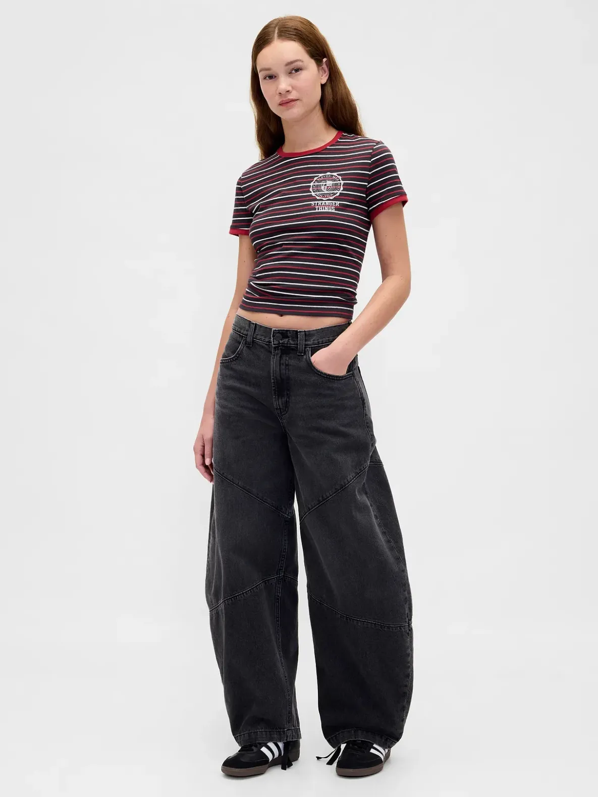 Stranger Things Organic Cotton VintageSoft Crop T-Shirt
