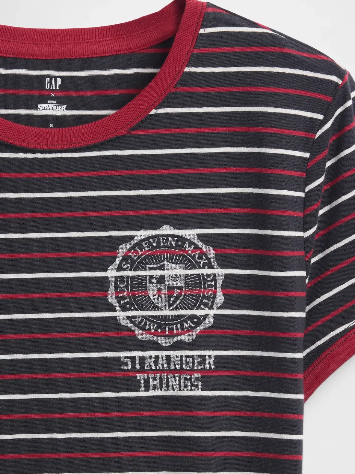 Stranger Things Organic Cotton VintageSoft Crop T-Shirt