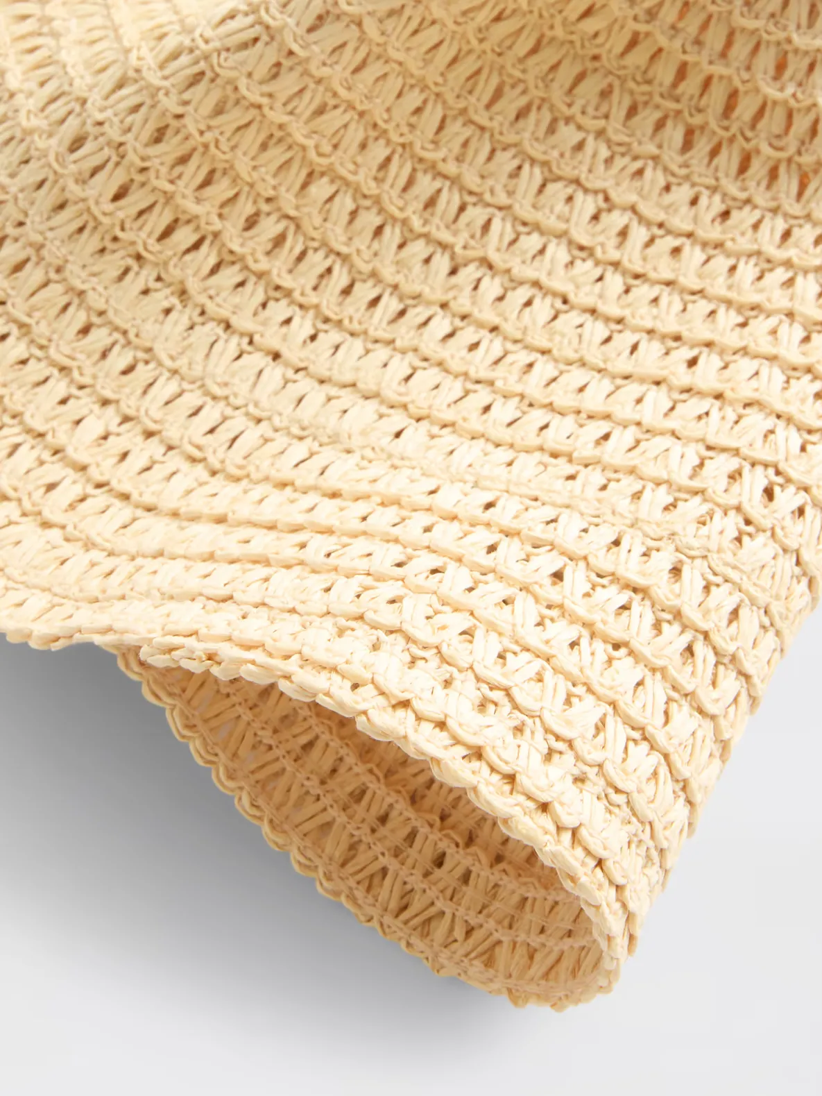 Straw Bucket Hat