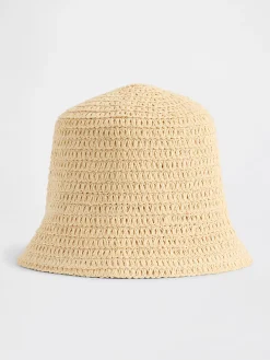 Straw Bucket Hat
