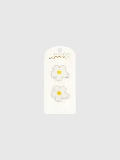 Sweet Wink Daisy Flower Clip Set