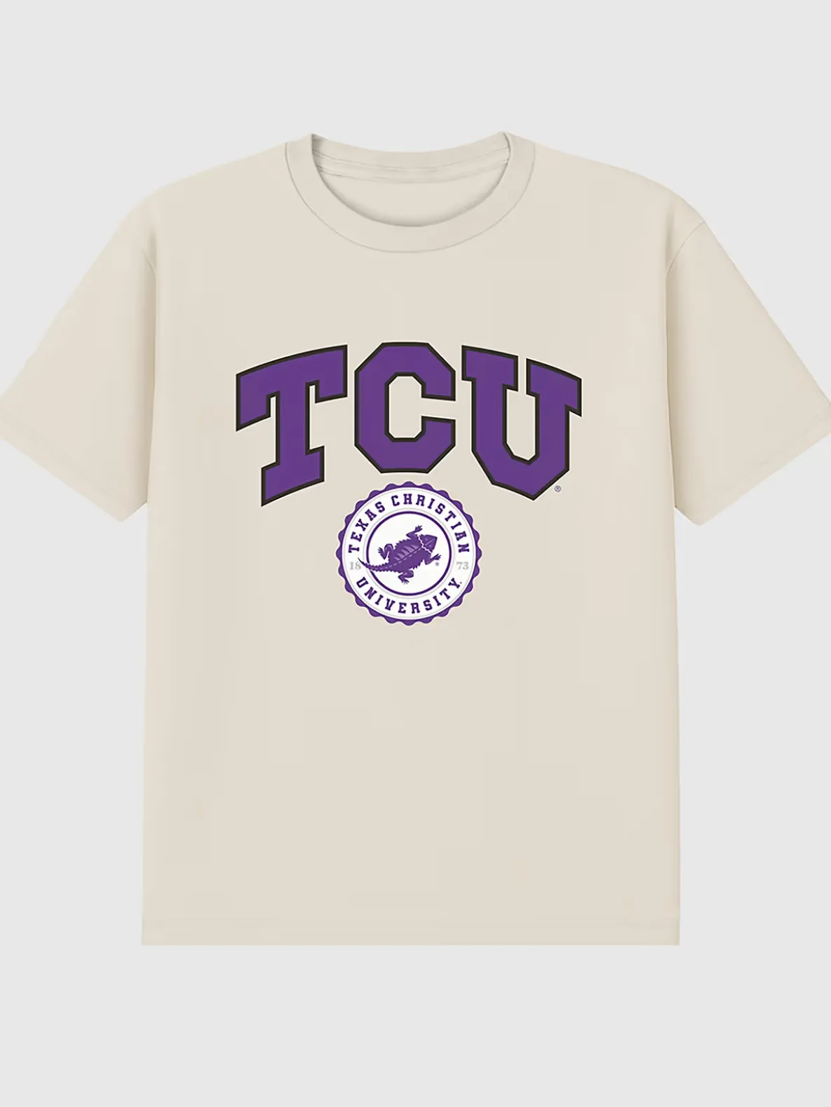 TCU Texas Christian University Collegiate Seal Dark Graphic T-Shirt