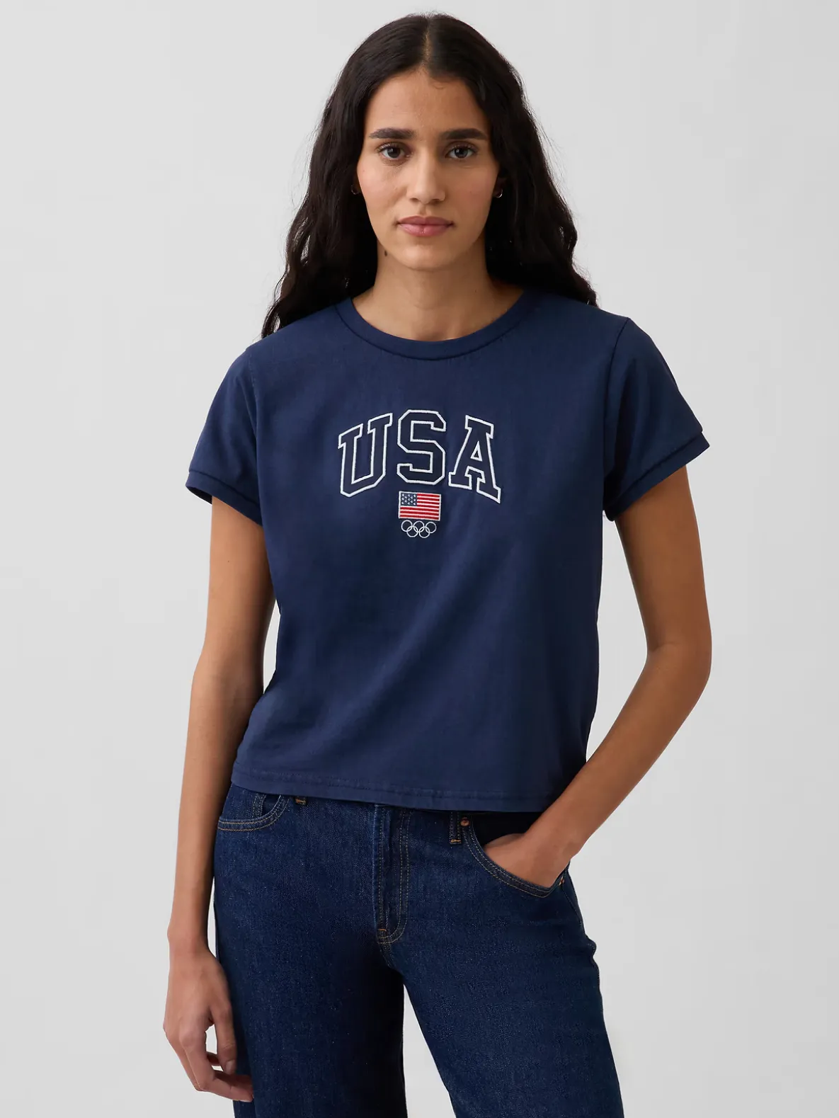 Team USA Crop T-Shirt