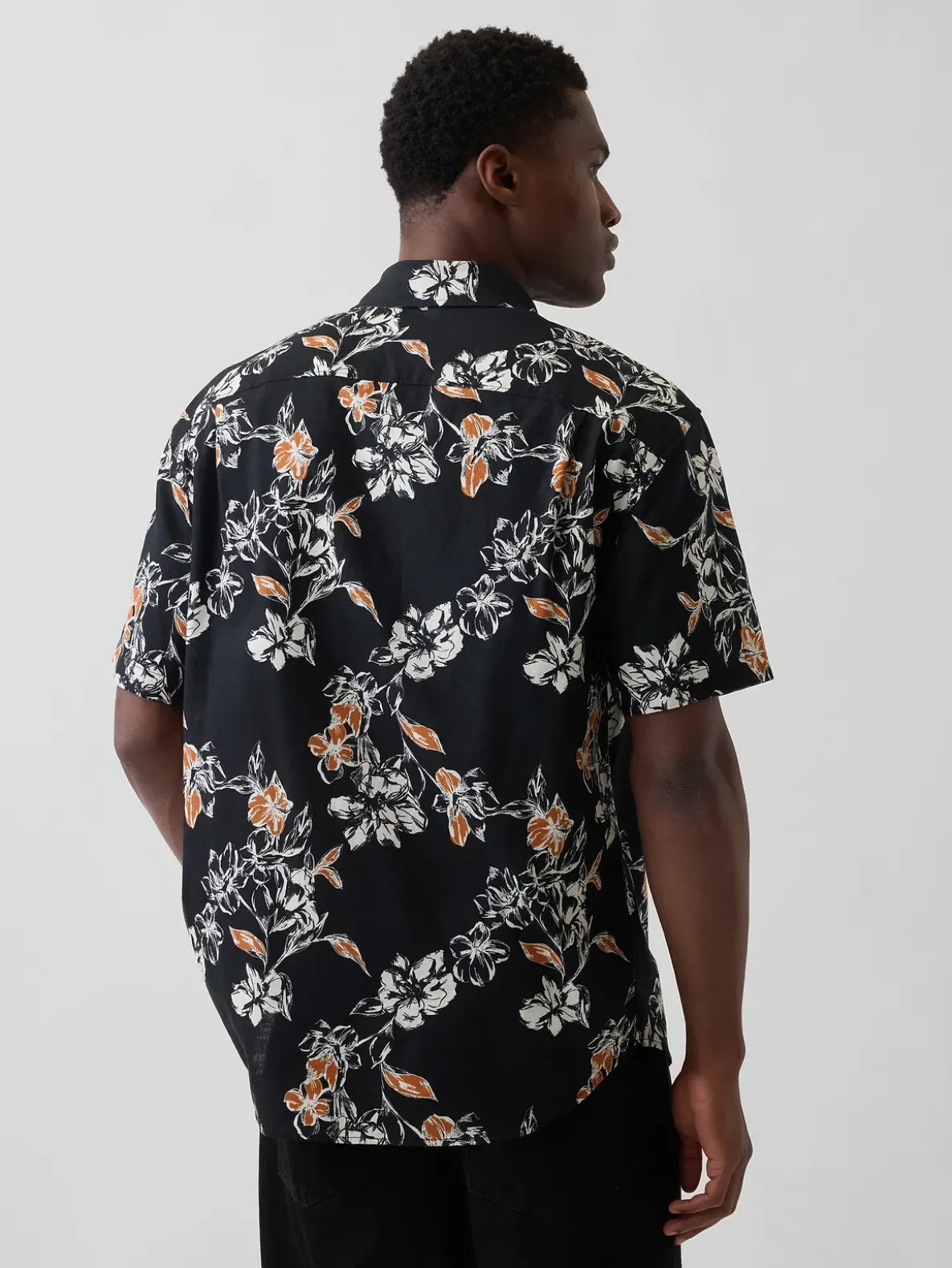 Textured Linen-Cotton Shirt