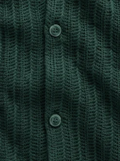 Textured Relaxed Sweater Shirt