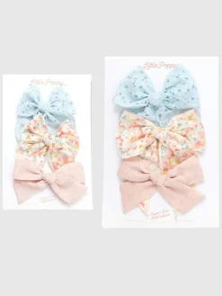 The Hannah Bow Clip Set