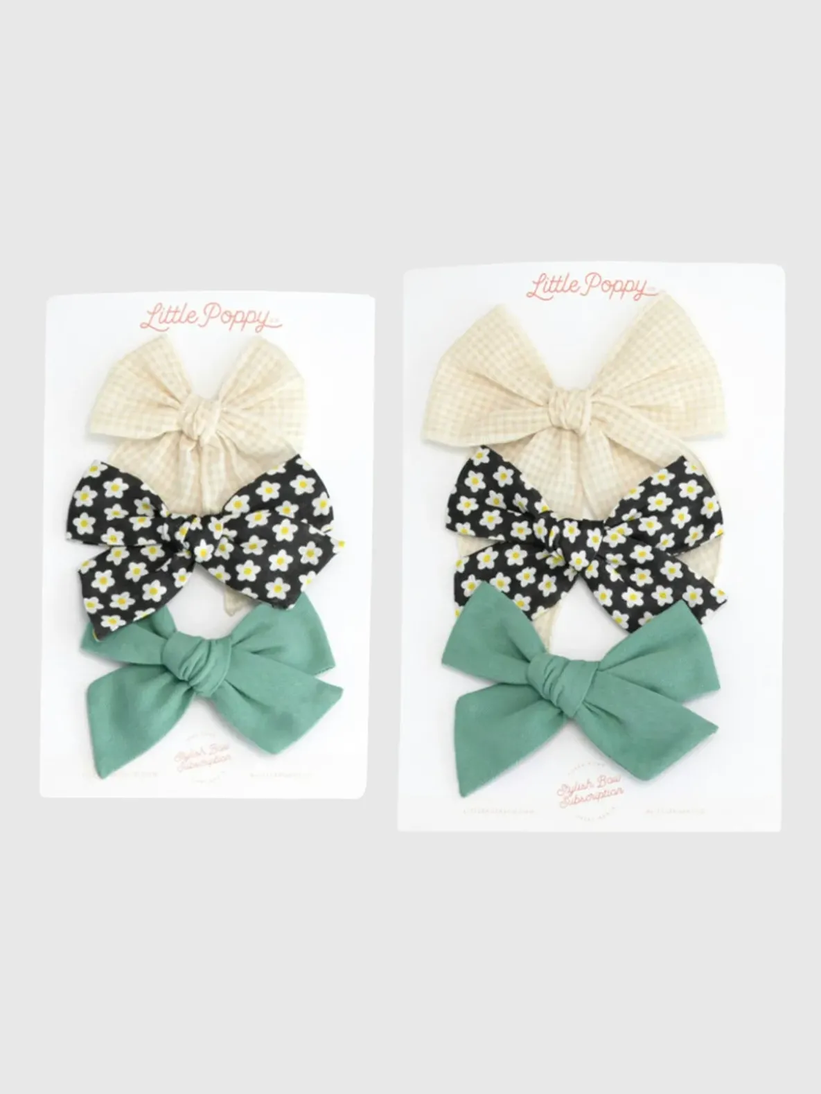 The Kayla Bow Clip Set