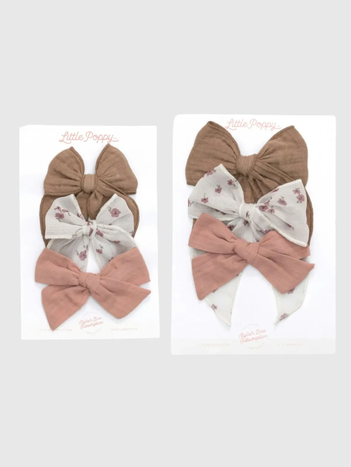 The Monet Bow Clip Set