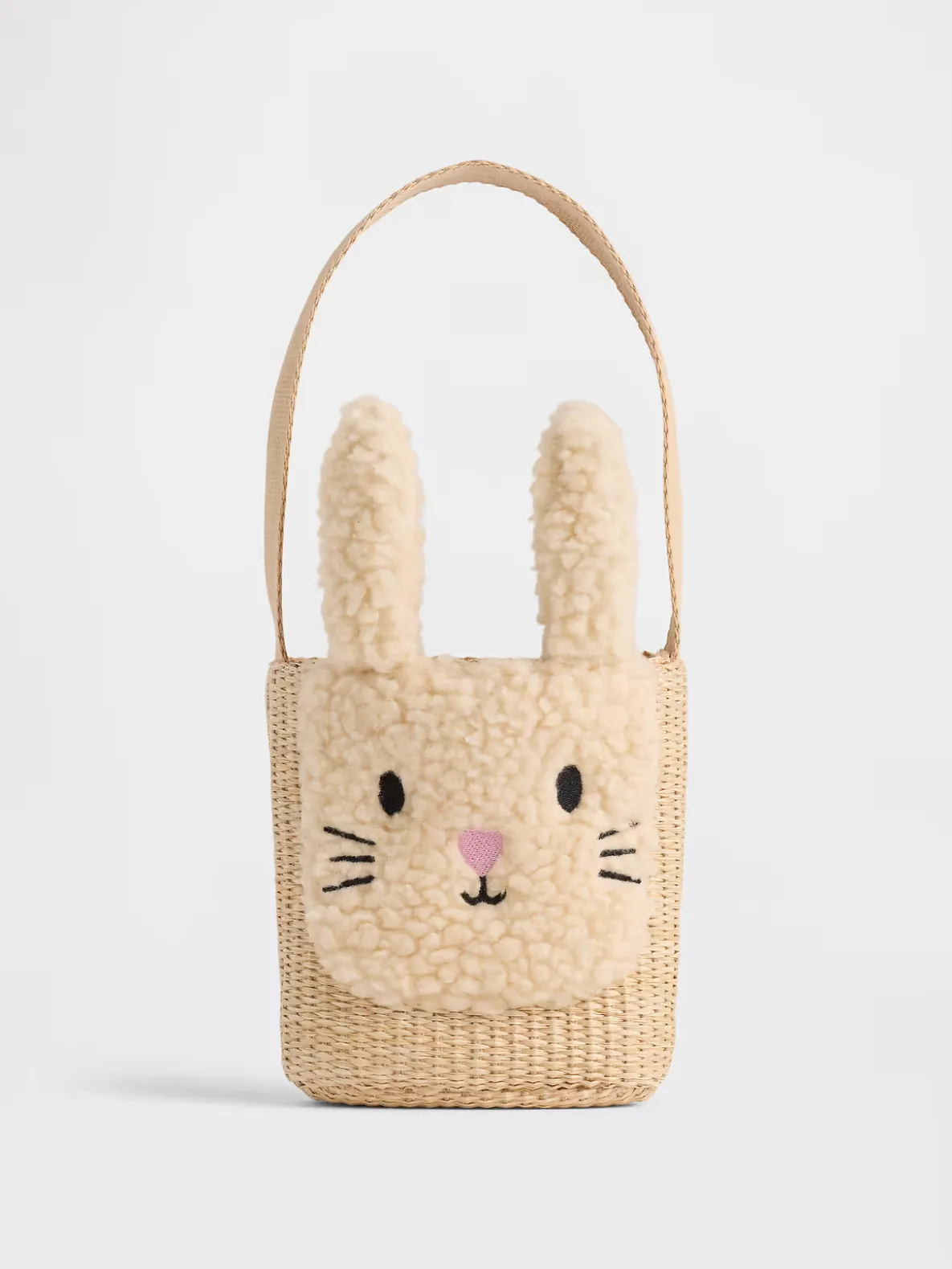 Toddler & Kids Bunny Straw Bag