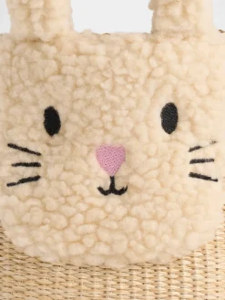 Toddler & Kids Bunny Straw Bag