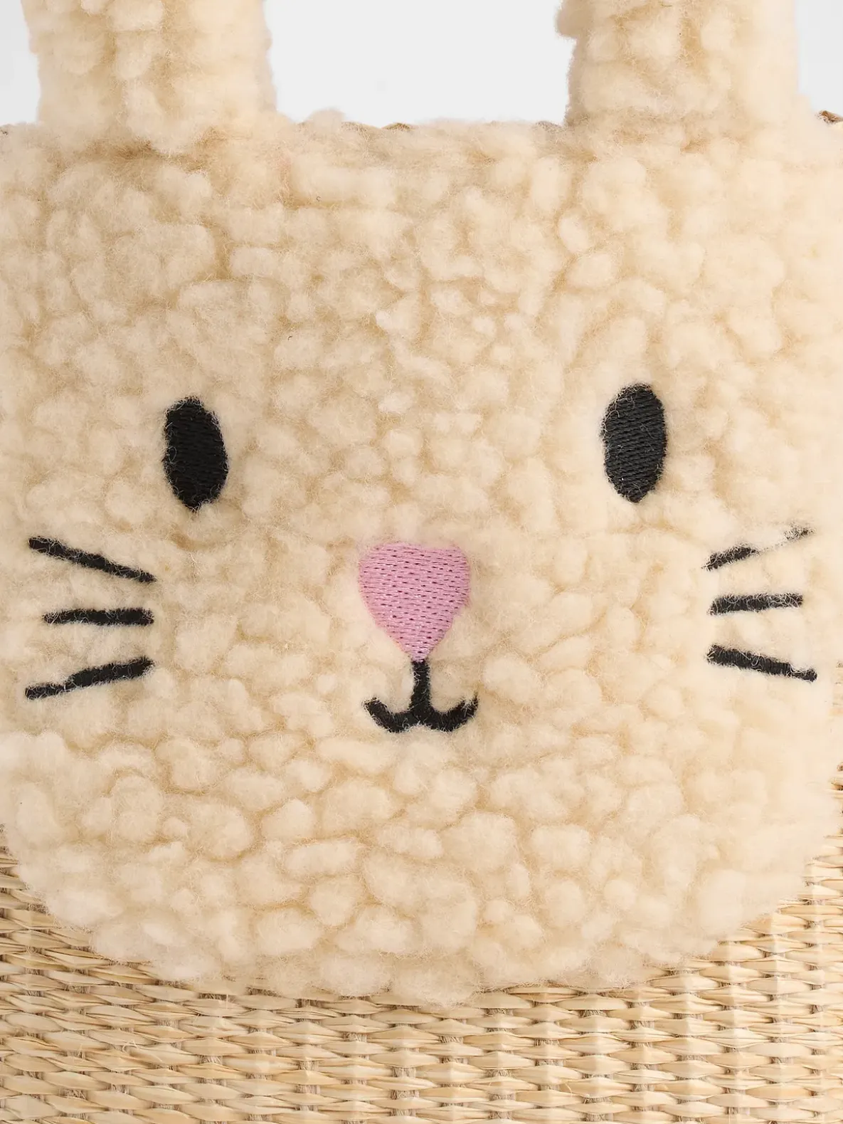 Toddler & Kids Bunny Straw Bag