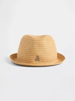Toddler Brannan Bear Straw Fedora