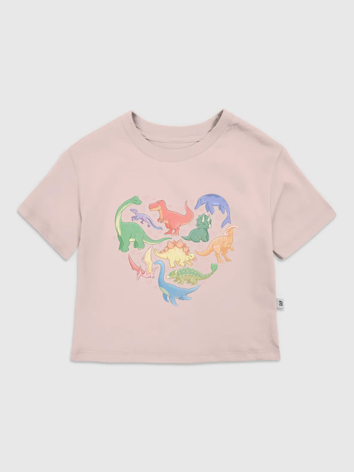 Toddler Dino Hearts Graphic T-Shirt