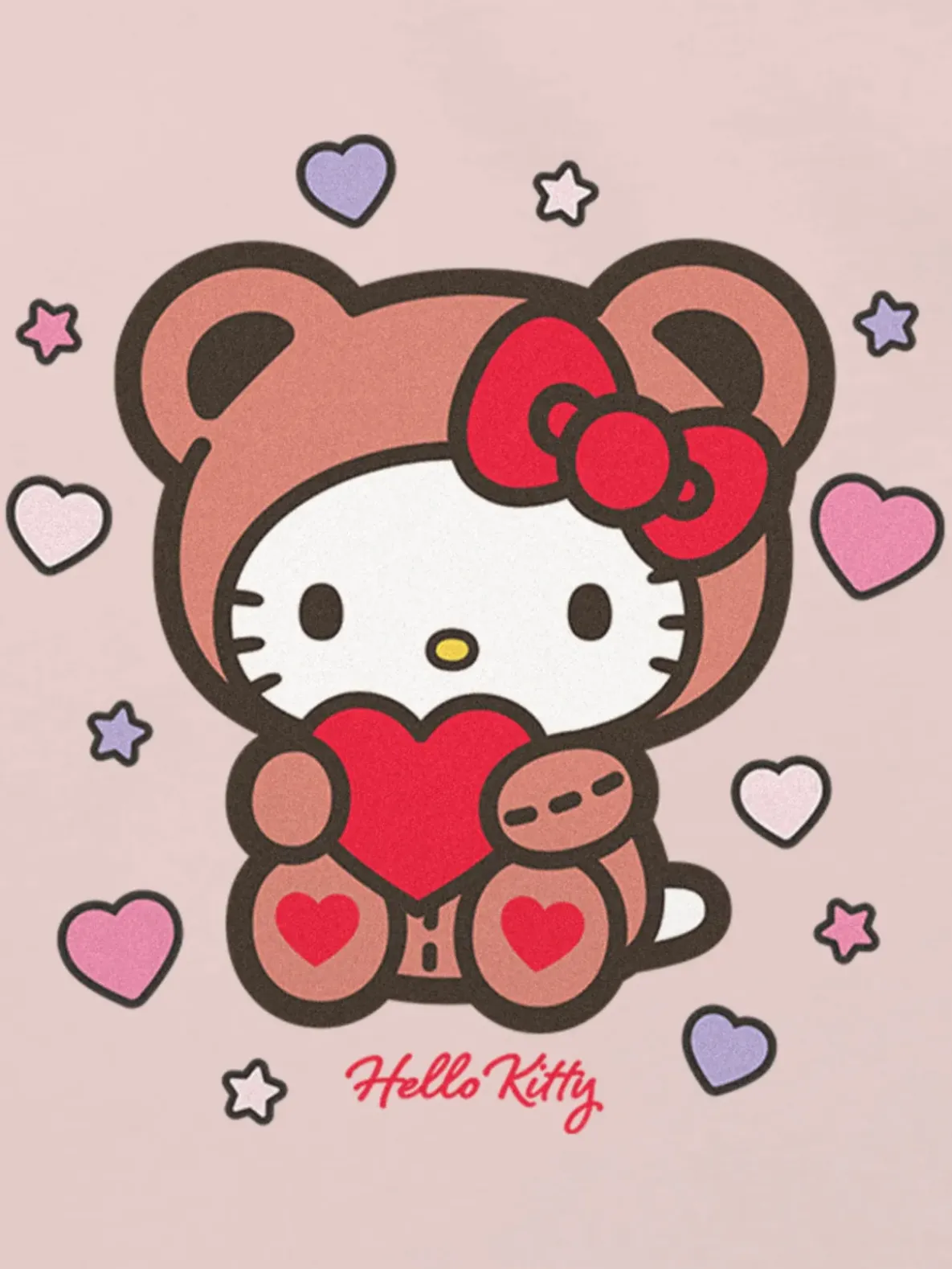 Toddler Hello Kitty Valentine Bear Graphic T-Shirt