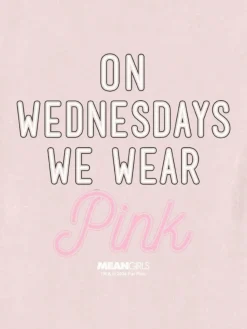 Toddler Mean Girls On Wednesdays We Wear Pink Graphic Tee
