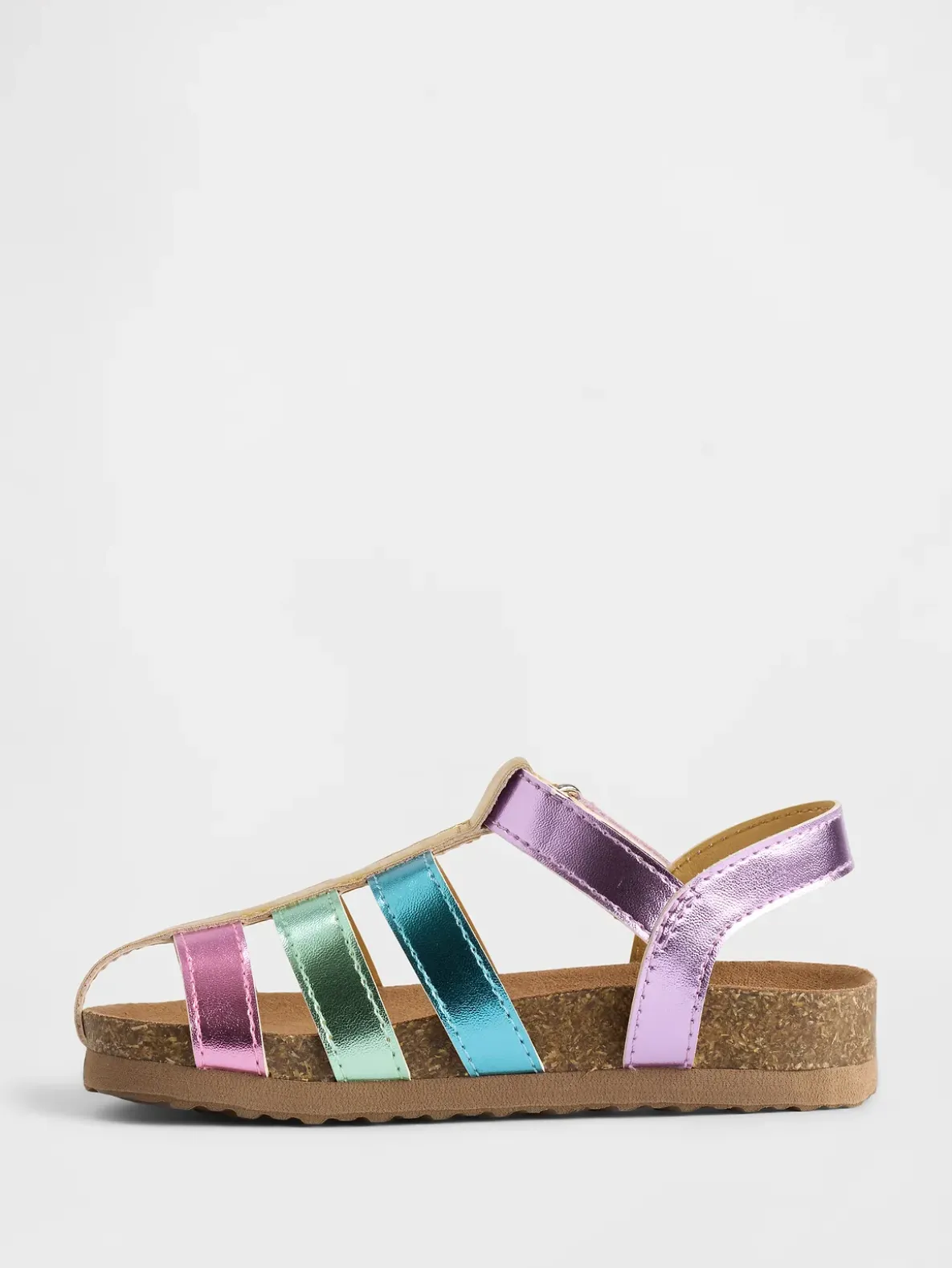 Toddler Metallic Fisherman Sandals