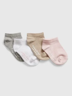 Toddler No Show Socks (4-Pack)