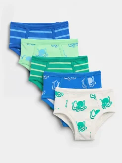 Toddler Organic Cotton Briefs (5-Pack)