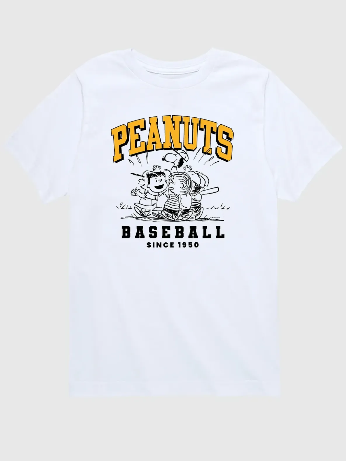 Toddler Peanuts Baseball Short Sleeve Tee