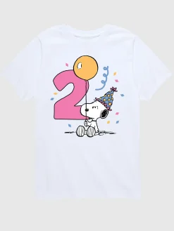 Toddler Peanuts 2nd Birthday Short Sleeve Graphic Tee