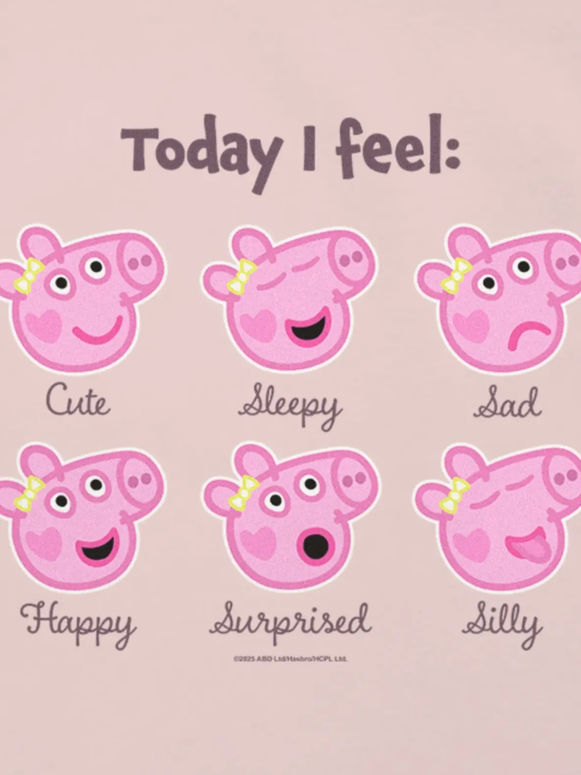 Toddler Peppa Pig Moods Graphic T-Shirt
